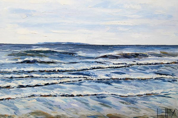 Lisa Elley: Half Moon Bay Seaside In CA by Lisa Elley