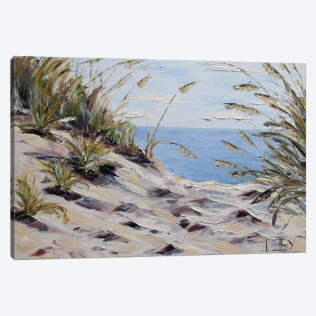 Beachside In California Canvas Print #LEL517} by Lisa Elley Art Print