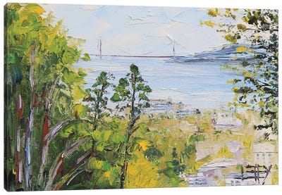 Berkeley, Across The Bay From San Francisco Canvas Art Print - Lisa Elley