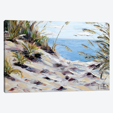 Beach  Canvas Print #LEL51} by Lisa Elley Art Print