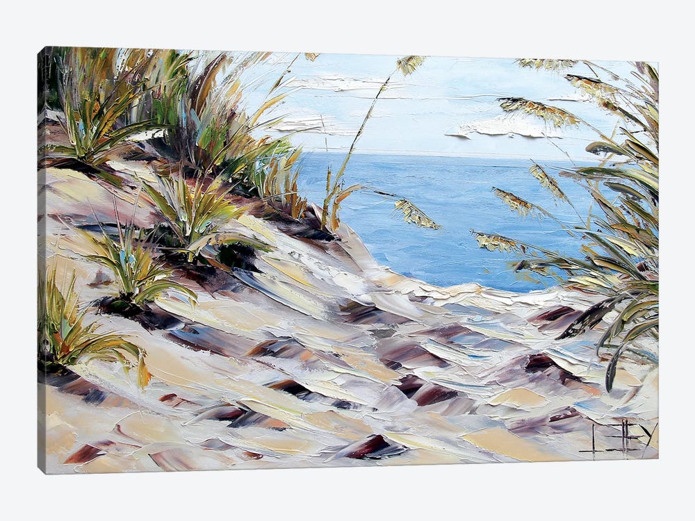 Beach  by Lisa Elley 1-piece Canvas Art