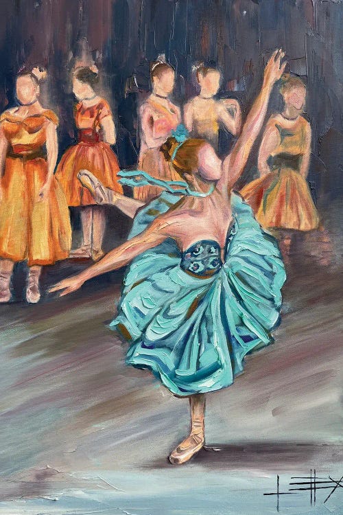 At The Ballet With Degas