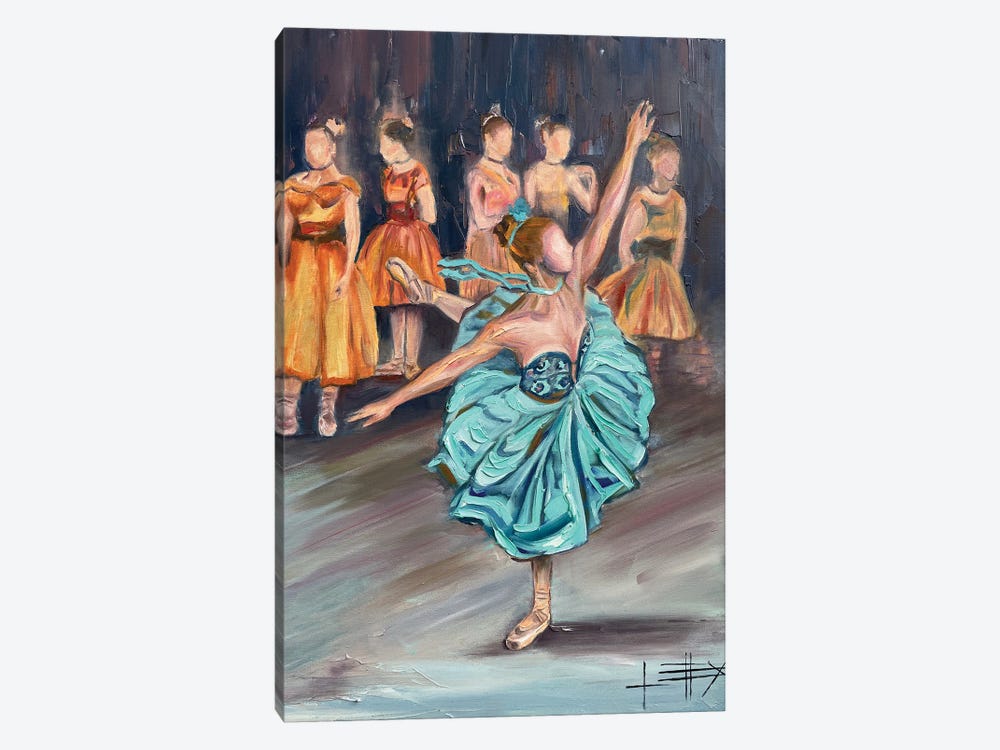 At The Ballet With Degas by Lisa Elley 1-piece Canvas Artwork