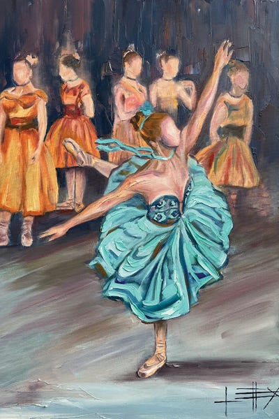 Lisa Elley: At The Ballet With Degas by Lisa Elley