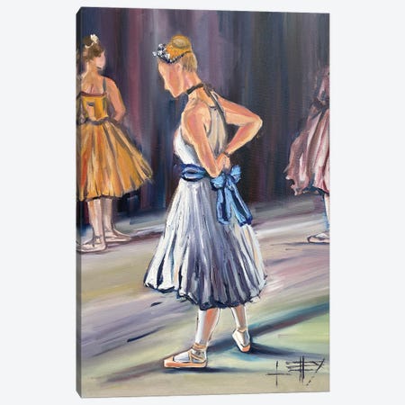 Dreaming With Degas, Ballerina Canvas Print #LEL526} by Lisa Elley Canvas Art