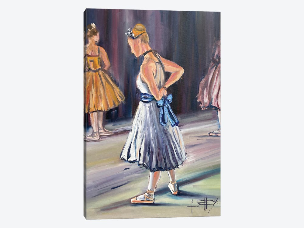 Dreaming With Degas, Ballerina by Lisa Elley 1-piece Canvas Print
