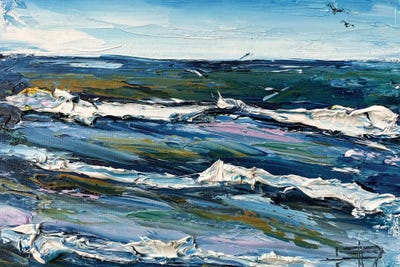 Pescadero Beach Near Half Moon Bay In California by Lisa Elley canvas print