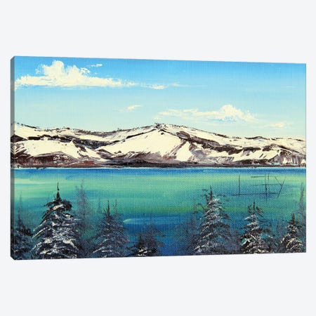 Tahoe Winter Canvas Print #LEL531} by Lisa Elley Canvas Art