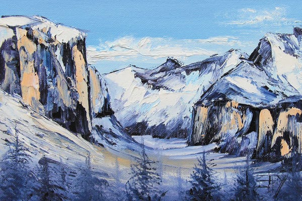 Yosemite National Park: Yosemite Winter by Lisa Elley