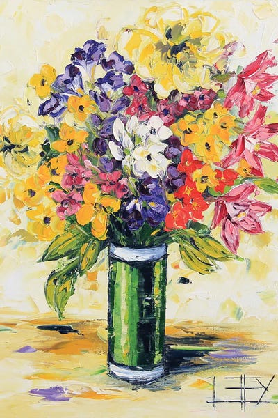 Lisa Elley: Still Life Floral Bouquet by Lisa Elley