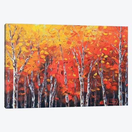 Breath Of Autumn Canvas Print #LEL538} by Lisa Elley Canvas Wall Art