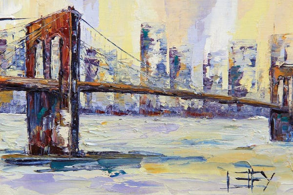 Brooklyn: Brooklyn Bridge In New York City by Lisa Elley