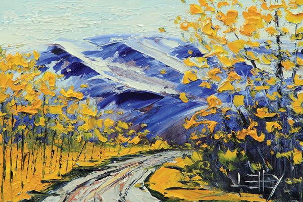 Lisa Elley: Eastern Sierra Nevada Mountains In The Fall by Lisa Elley
