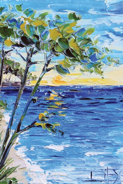 Lisa Elley: California At Sunset by Lisa Elley