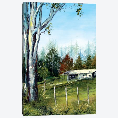 Farm In New Zealand Canvas Print #LEL55} by Lisa Elley Canvas Art