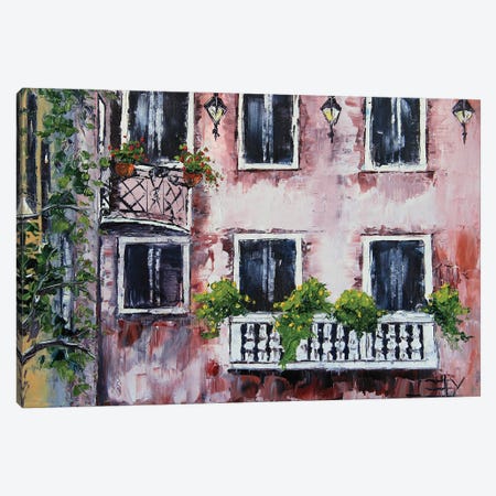 Dreaming Of Venice Canvas Print #LEL564} by Lisa Elley Canvas Art