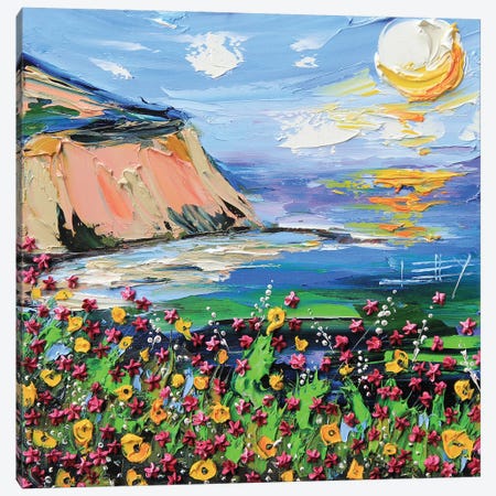 A Day At The Coast - Big Sur Canvas Print #LEL575} by Lisa Elley Canvas Art Print
