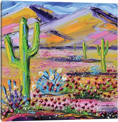 My Desert Dream Canvas Art Print - Lisa Elley