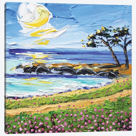 Monterey Sunset II Canvas Print #LEL579} by Lisa Elley Canvas Artwork