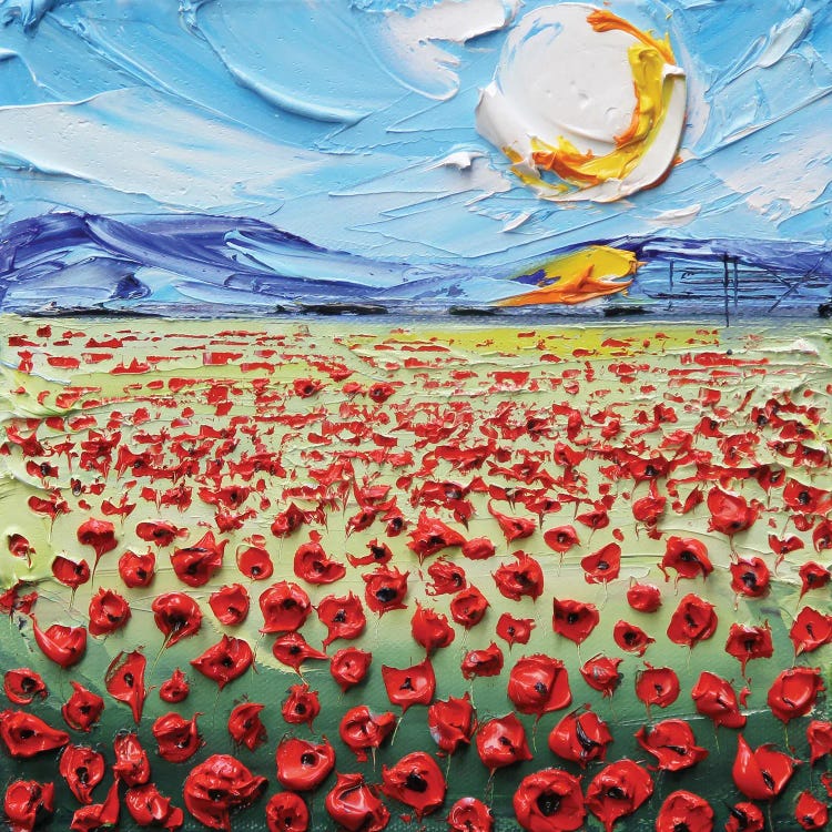 Poppy Heaven by Lisa Elley wall art