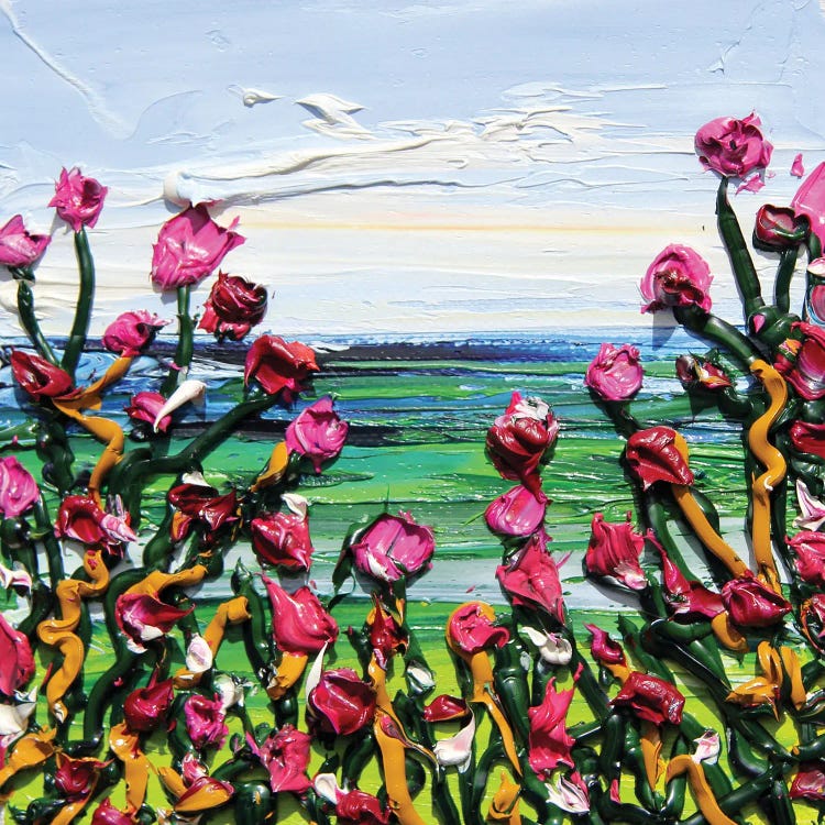 Coastal Flowers In Monterey by Lisa Elley wall art