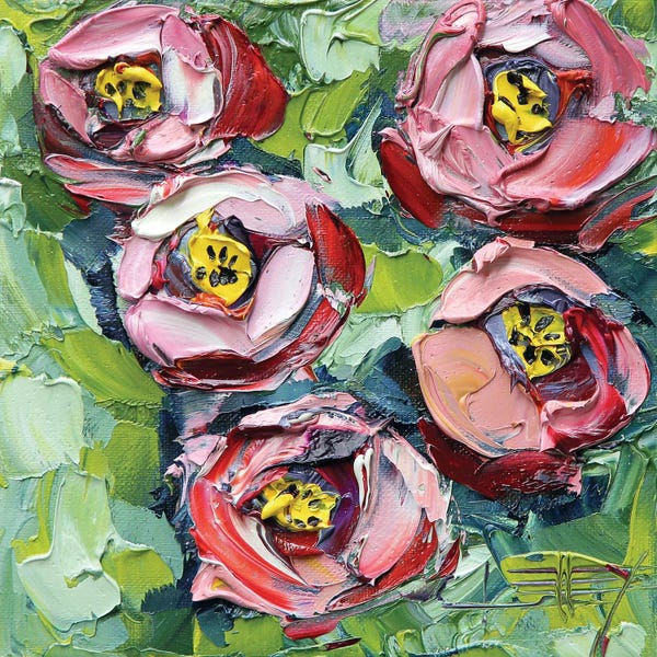 Lisa Elley: Peonies by Lisa Elley