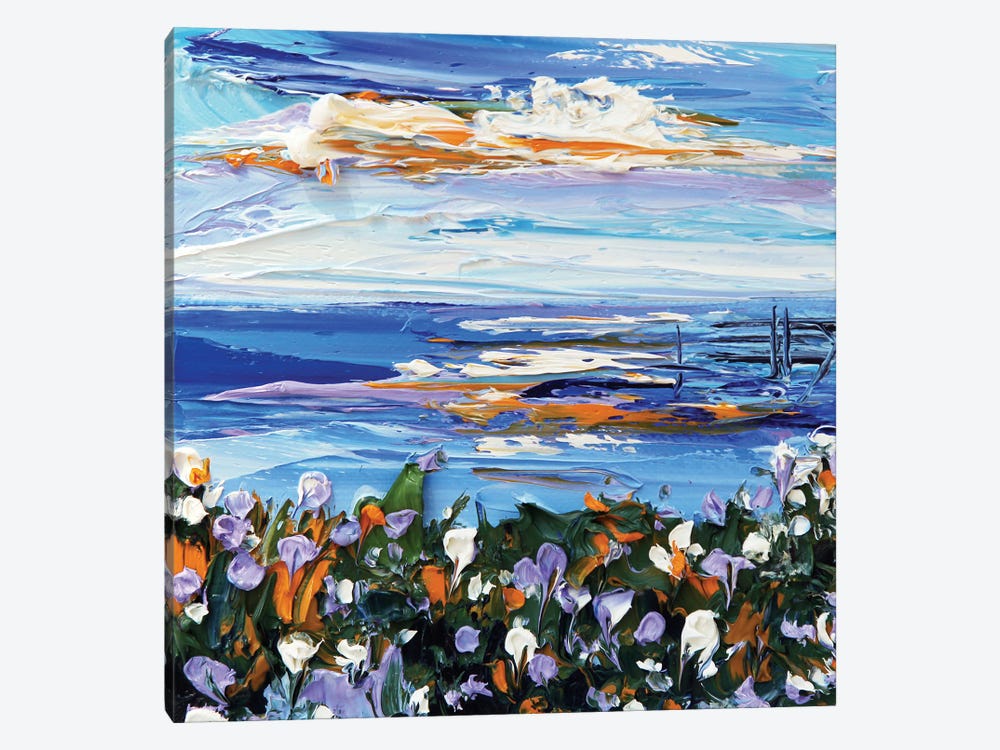 Monterey Coastal Wildflowers by Lisa Elley 1-piece Art Print