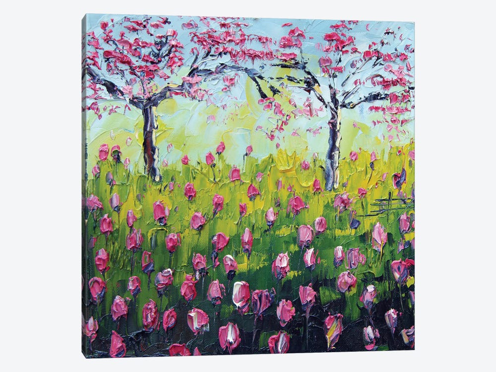 Spring With Monet by Lisa Elley 1-piece Canvas Artwork