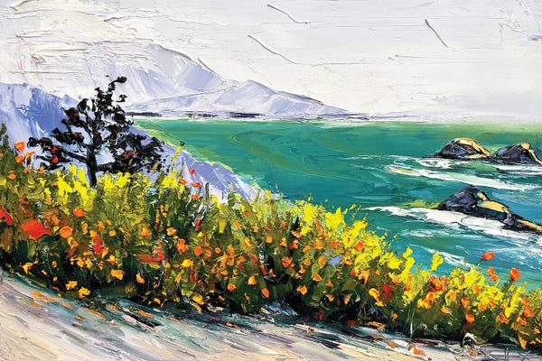 Big Sur: Pacific Morning Walk by Lisa Elley