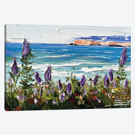 Carmel Beach II Canvas Print #LEL598} by Lisa Elley Canvas Artwork