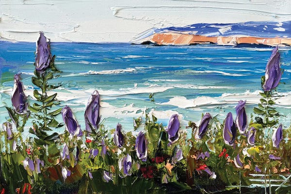 Big Sur: Carmel Beach II by Lisa Elley