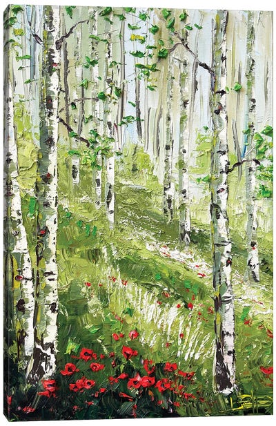 Forest Summer Dream Canvas Art Print - Lisa Elley