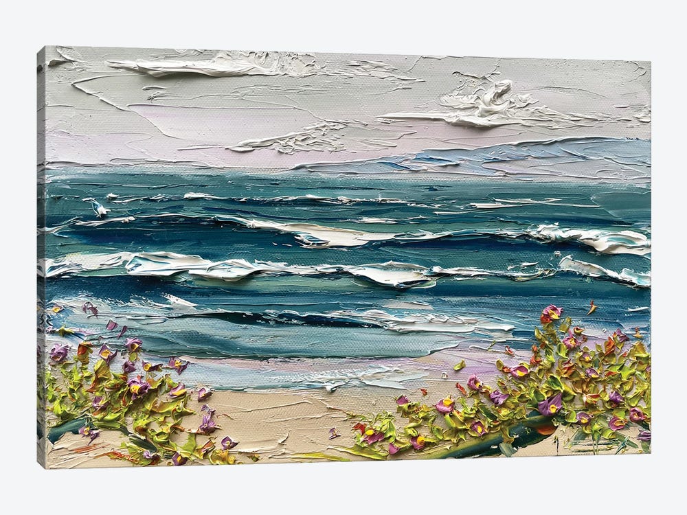 Coastal Spring by Lisa Elley 1-piece Canvas Art