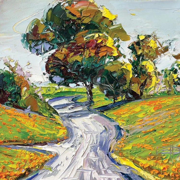 Bay Area Poppies by Lisa Elley wall art