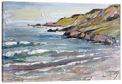 Big Sur Again Canvas Art Print - Contemporary Coastal