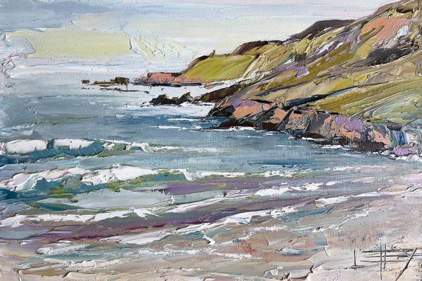 Contemporary Coastal: Big Sur Again by Lisa Elley