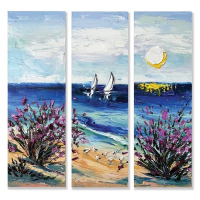 Summer On The Coast by Lisa Elley canvas print