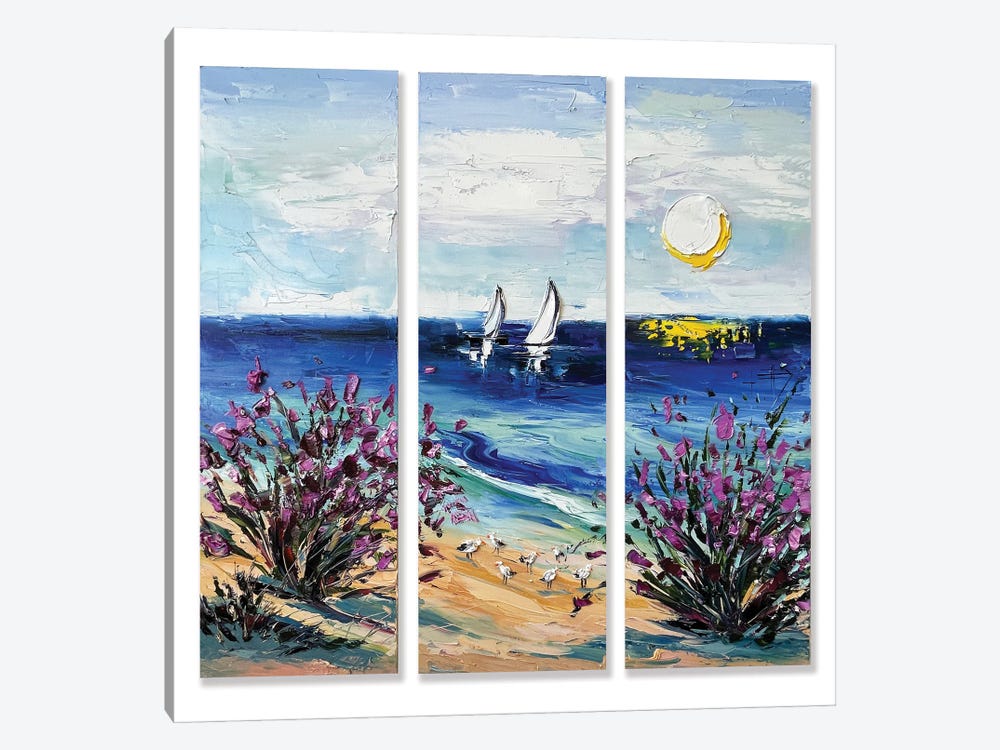 Summer On The Coast by Lisa Elley 1-piece Art Print