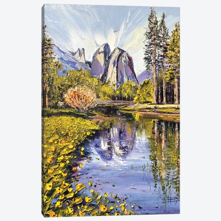 Yosemite View Canvas Print #LEL621} by Lisa Elley Canvas Artwork