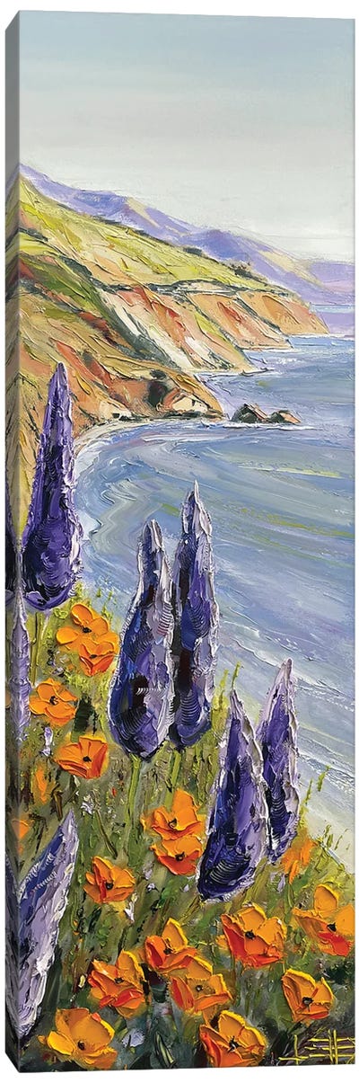 Pacific Coast Highway Canvas Art Print - Big Sur Art