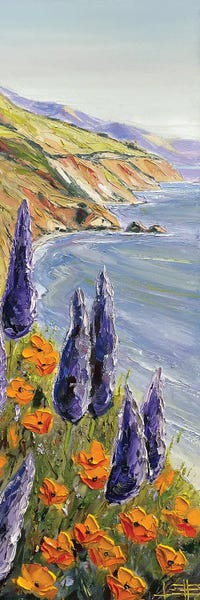 Poppies: Pacific Coast Highway by Lisa Elley