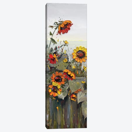 Sunflowers I Canvas Print #LEL629} by Lisa Elley Canvas Wall Art