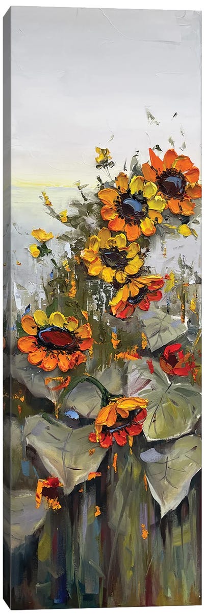 Sunflowers II Canvas Art Print - Lisa Elley