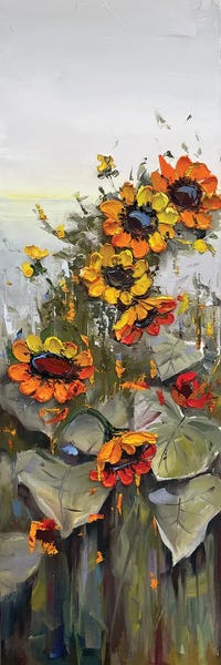 Canvas Print: Sunflowers II by Lisa Elley
