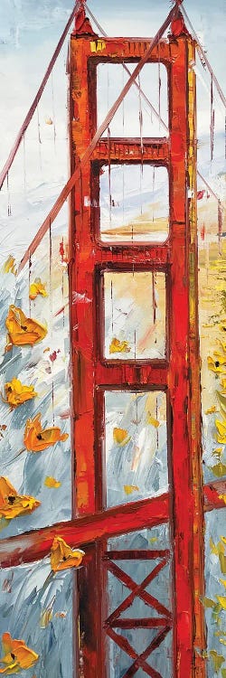 Forever And A Day - Golden Gate Bridge by Lisa Elley wall art