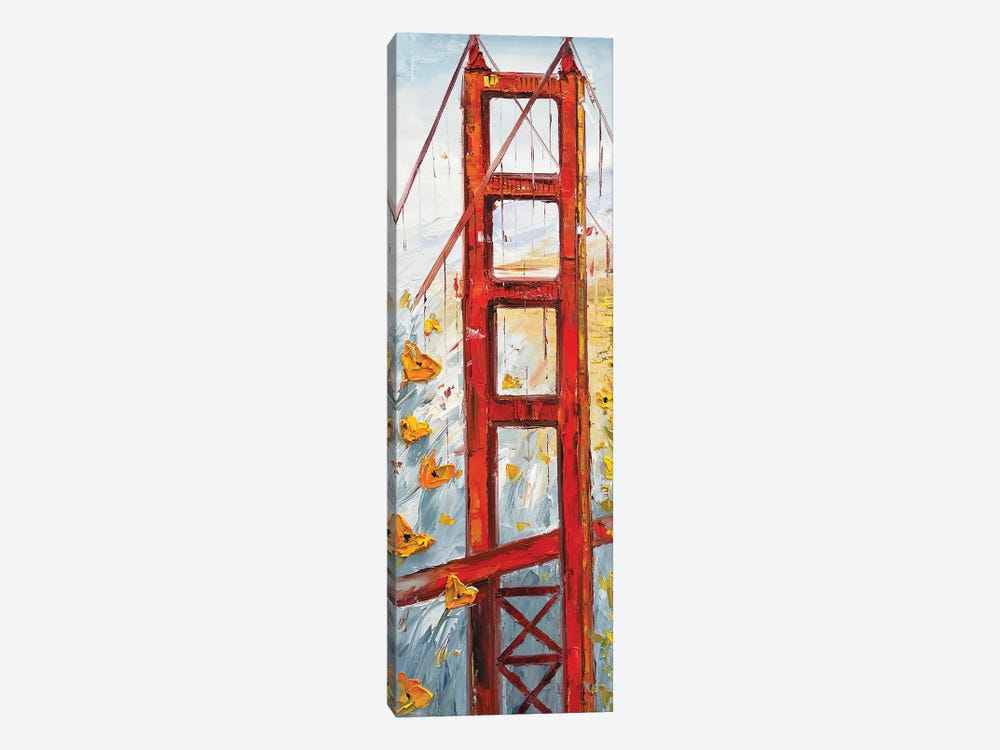 Forever And A Day - Golden Gate Bridge by Lisa Elley 1-piece Canvas Art Print