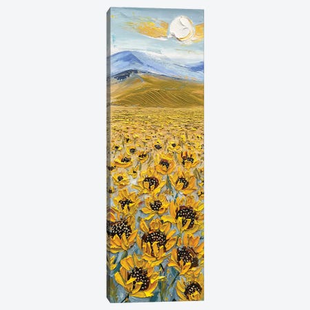 Forever And A Day - Sunflowers Canvas Print #LEL640} by Lisa Elley Canvas Art