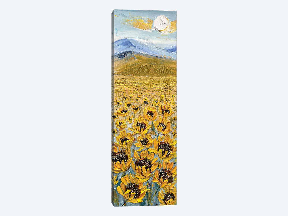 Forever And A Day - Sunflowers by Lisa Elley 1-piece Canvas Print