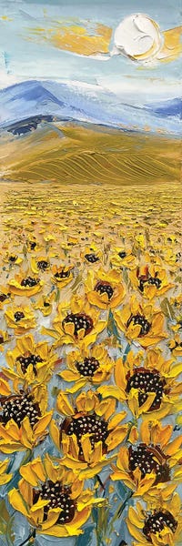 Canvas Print: Forever And A Day - Sunflowers by Lisa Elley