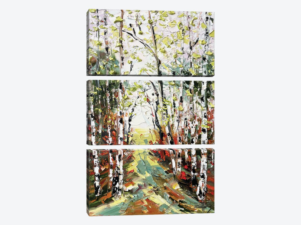 Elusive Fall by Lisa Elley 3-piece Canvas Print